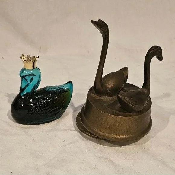 Vintage Avon Perfume Swan Perfume Bottle Vintage Avon Royal Swan